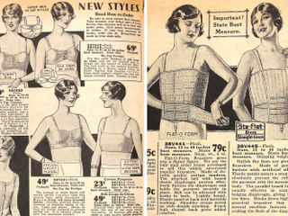 Imagen: Symington Side Lacer. Fajas que aplanaban el pecho ideadas por Paul Poiret.